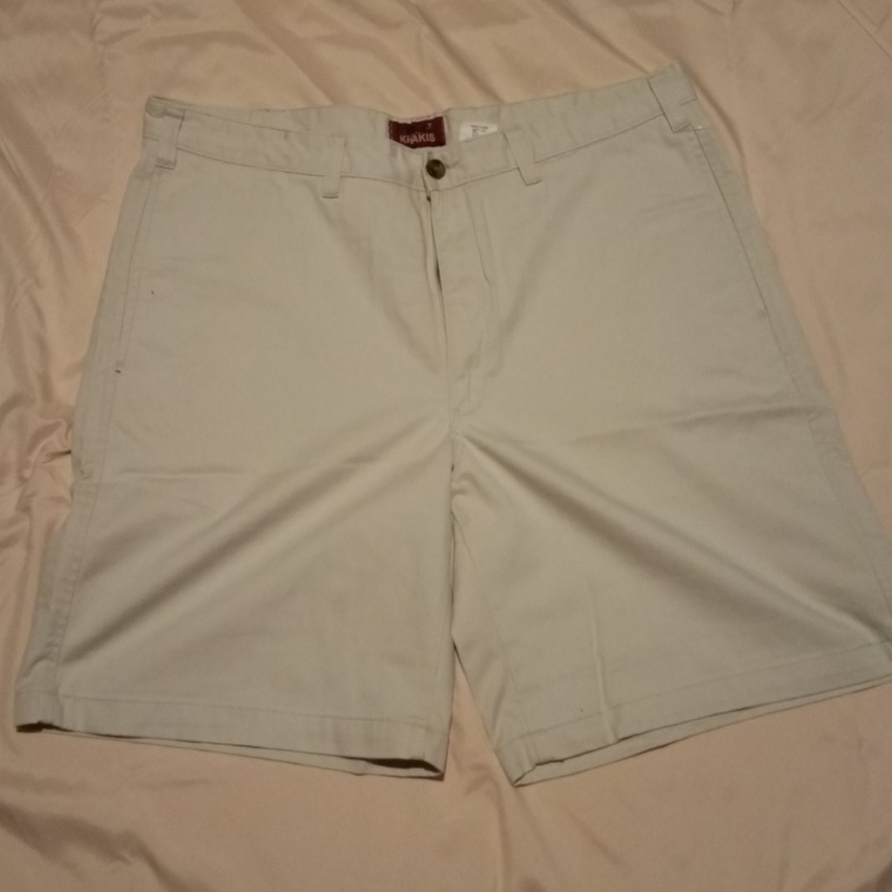 Eddie Bauer khaki dress shorts